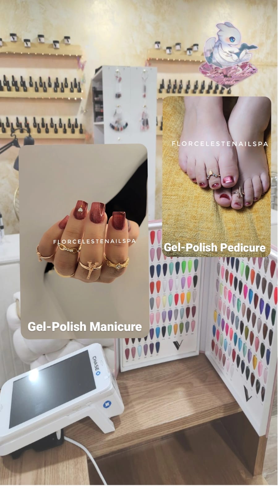 Gel polish Manicure - Gel Polish Pedicure Package