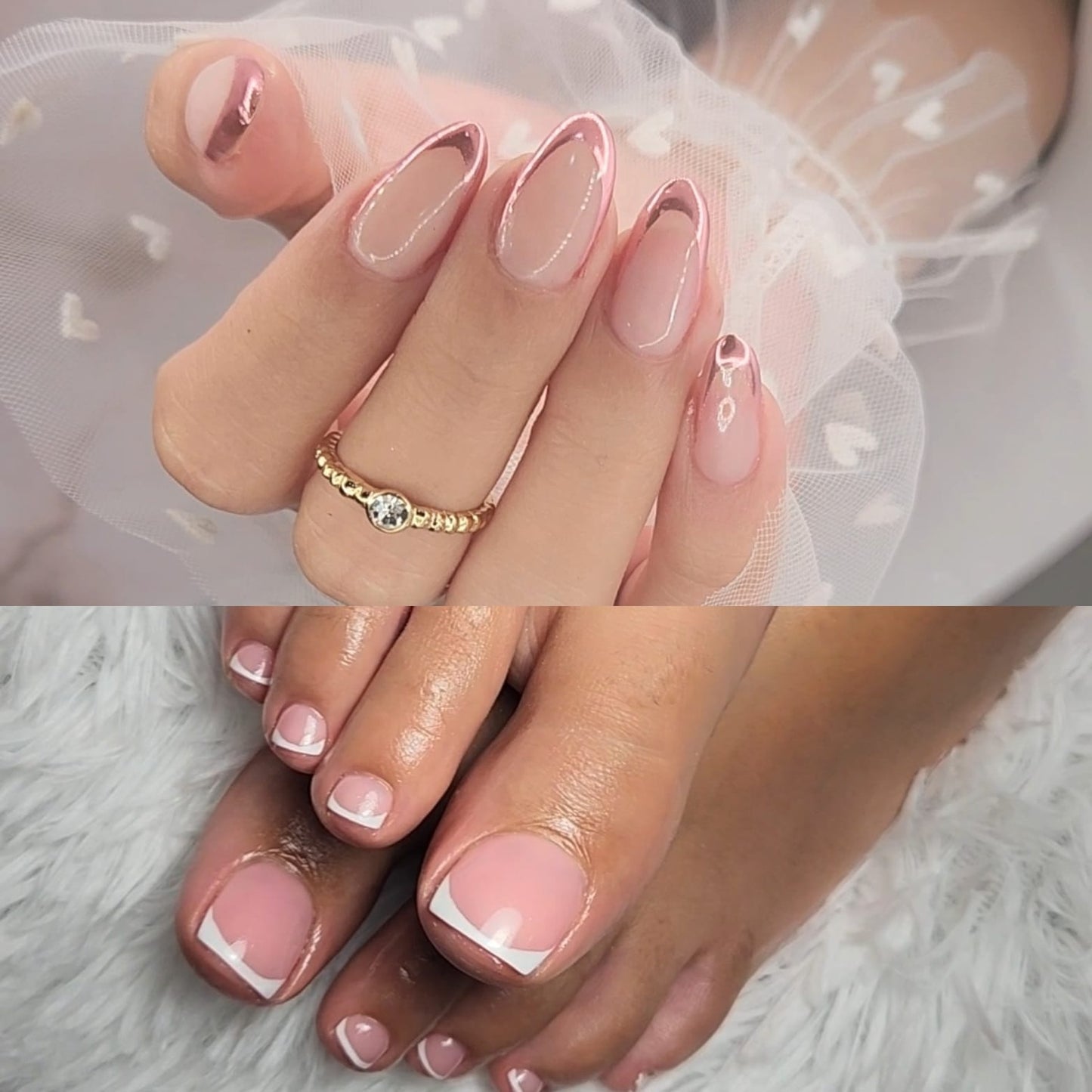 Esmaltado permanente manicure +Esmaltado permanente pedicure