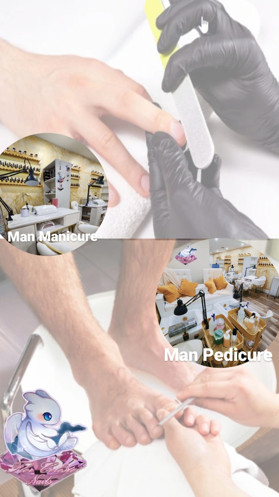 Man Pedicure -Manicure Package