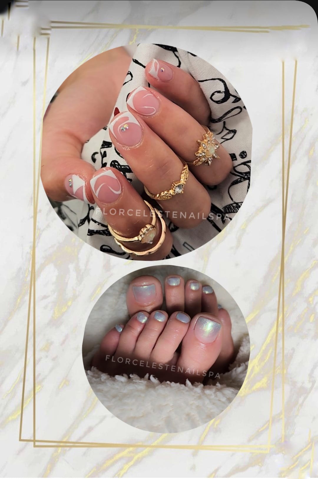 Gel Polish Manicure - Classic Pedicure Package