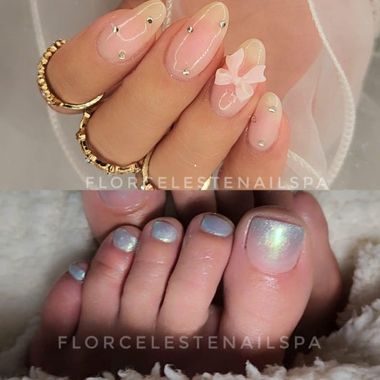 Package  Soft gel - Manicure + Classic pedicure