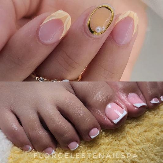 Gel Polish Manicure - Classic Pedicure Package