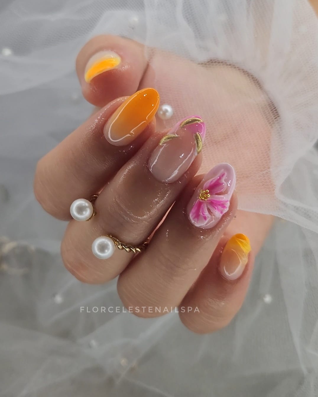Manicure con esmaltado permanente y nivelación✨